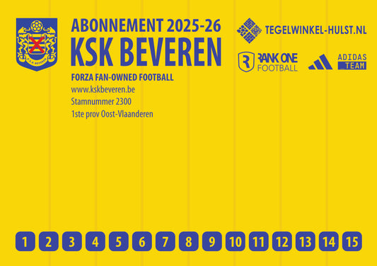 Abonnement 2025-2026