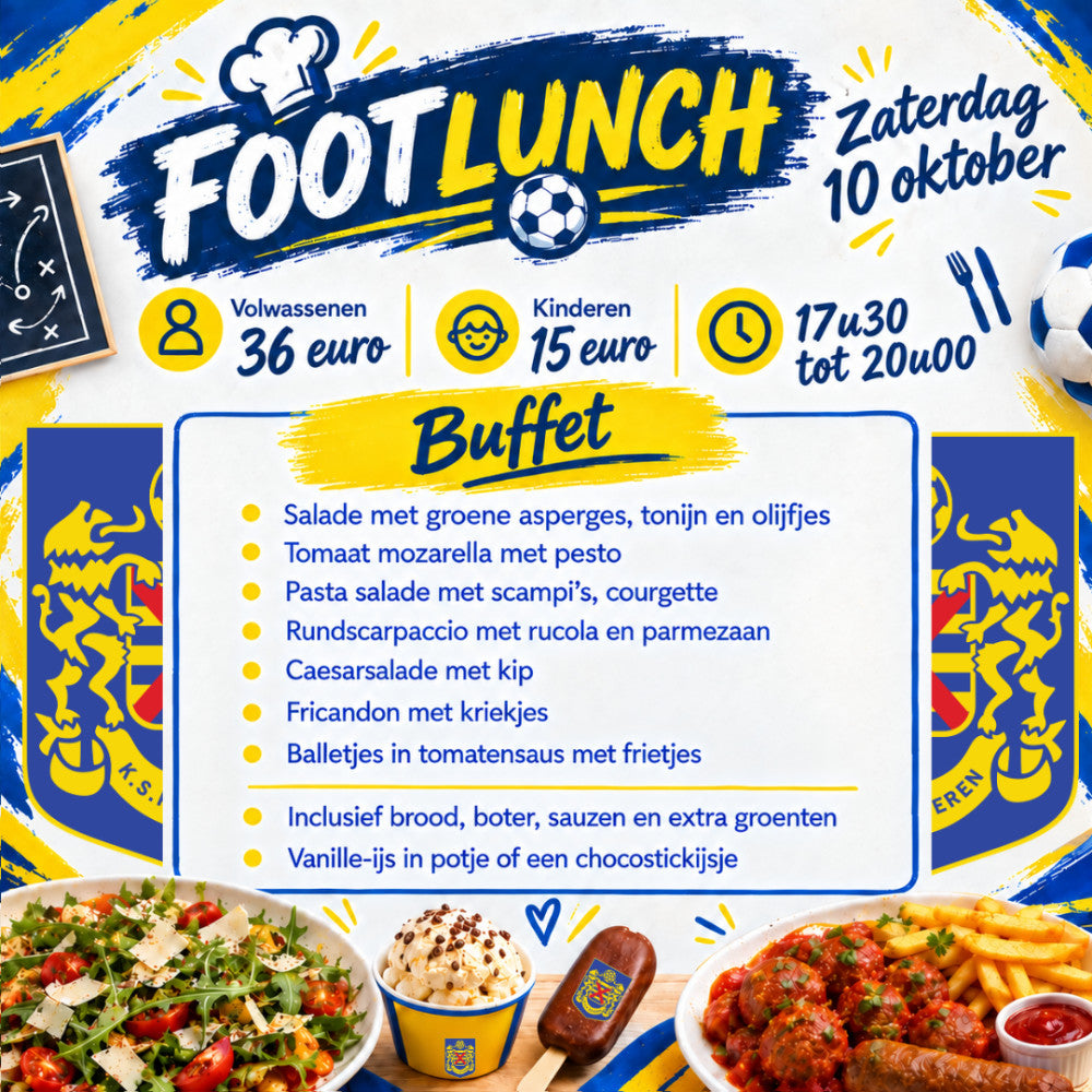 Footlunch 10/10/2026 KSK Beveren - KVV Schelde Serskamp-Schellebelle