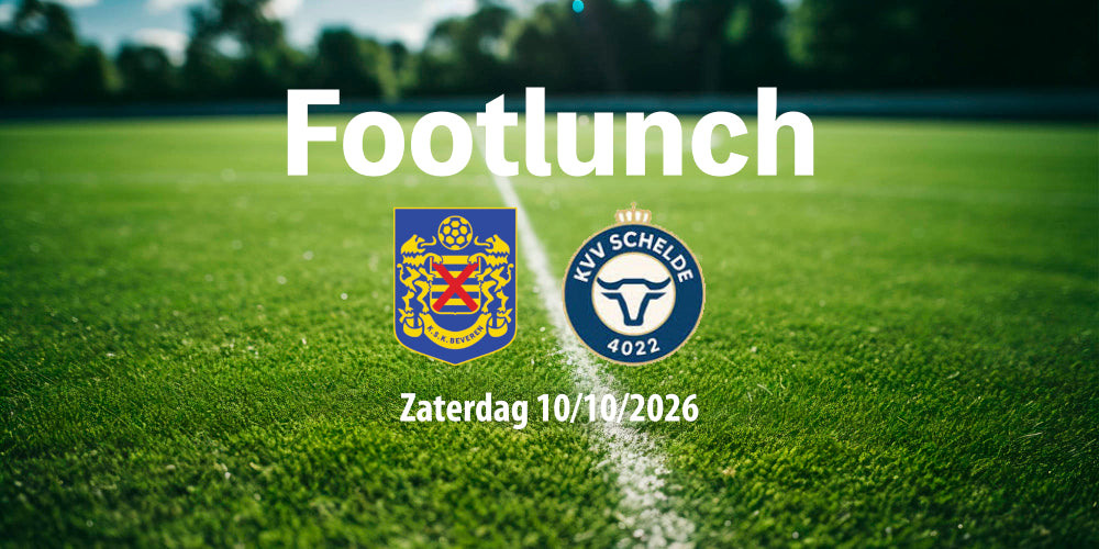 Footlunch 10/10/2026 KSK Beveren - KVV Schelde Serskamp-Schellebelle
